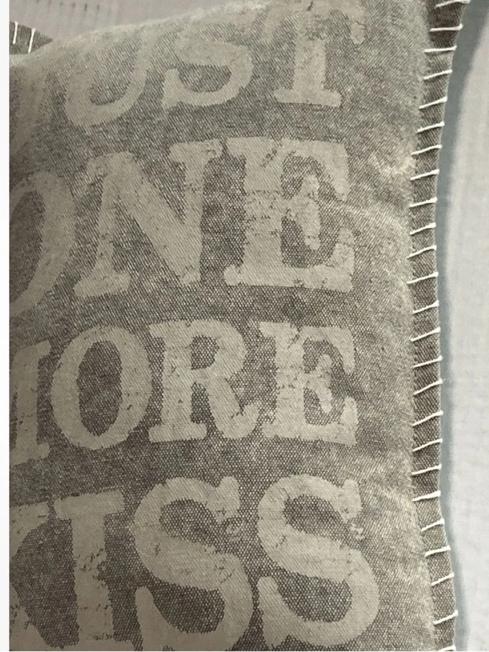 Primitives by Kathy Gray and Cream 'Just One More Kiss' Accent Pillow